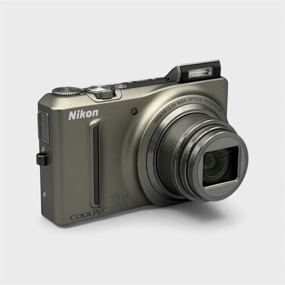 Nikon Coolpix S9050 Digital Camera | 12MP | Silver/Gray - Picture 2 of 5
